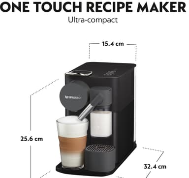 NESPRESSO® Lattissima One kaffemaskin fra Delonghi, Sort