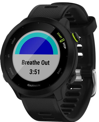 Garmin Forerunner 55 GPS sportsklokke (sort)
