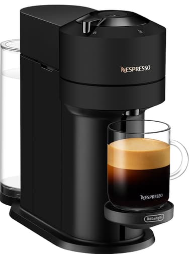 NESPRESSO® Vertuo Next kaffemaskin fra DeLonghi, Matt Sort
