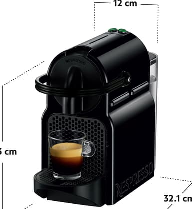 NESPRESSO® Inissia kaffemaskin fra DeLonghi, Sort