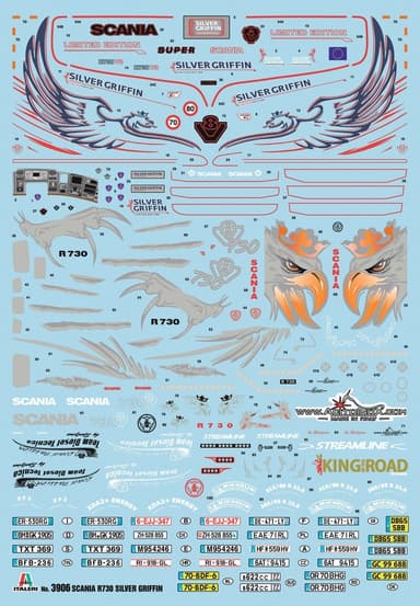 ITALERI 1:24 - Scania R730 V8 Streamline