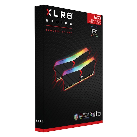 XLR8 Gaming EPIC-X RGB DDR4 3600MHz Desktop Memory - 16GB (2x8GB)