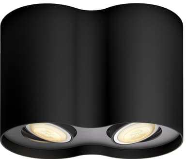 Philips Hue Pillar dobbelt spotlys 2x5W (sort)