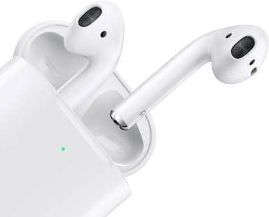 Apple AirPods (2019) trådløse hodetelefoner med Qi-etui