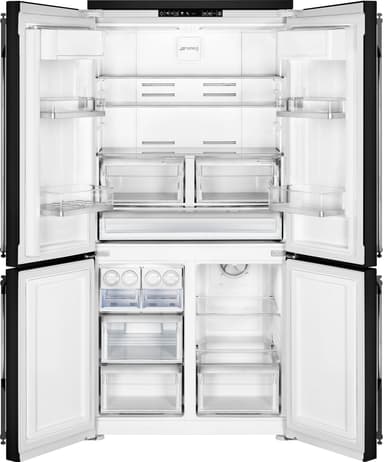 Smeg kombiskap med franske dører FQ960BL5