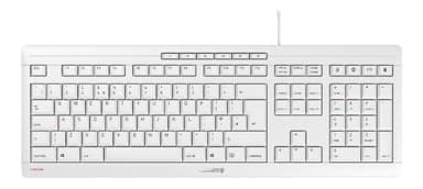 Cherry Stream -tastatur, nordisk layout, hvit