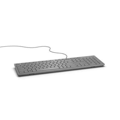 Dell KB216 multimedia, kablet, tastaturoppsett EN, grå, engelsk, numerisk tastatur