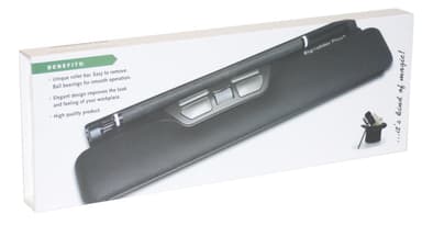 Ergoslider Plus+, innebygd mus 5 knapper+scroll, 800 DPI, USB, Svart