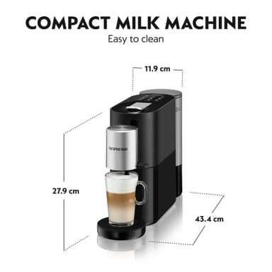NESPRESSO® Atelier Kaffemaskin fra Krups, Sort