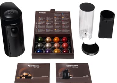 NESPRESSO® Vertuo Plus kaffemaskin fra Delonghi, Sort