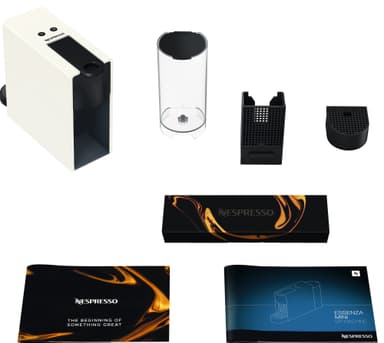 NESPRESSO® Essenza Mini kaffemaskin fra Krups, Hvit