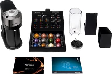 NESPRESSO® Vertuo Next kaffemaskin fra Krups, Mørk krom