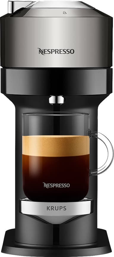 NESPRESSO® Vertuo Next kaffemaskin fra Krups, Mørk krom