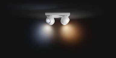 Philips Hue Buckram spotlys 4x5W (hvit)
