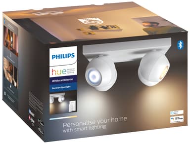 Philips Hue Buckram spotlys 4x5W (hvit)
