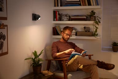 Philips Hue Buckram spotlys (sort)