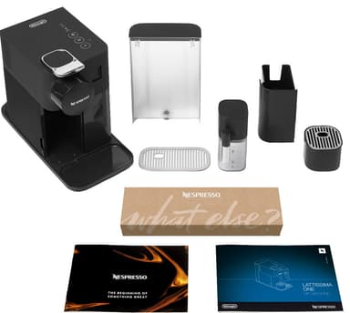 NESPRESSO® Lattissima One kaffemaskin fra Delonghi, Sort