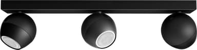 Philips Hue Buckram spotlys 3x5W (sort)