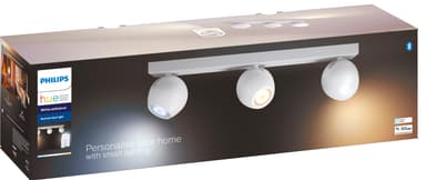 Philips Hue Buckram spotlys 3x5W (hvit)