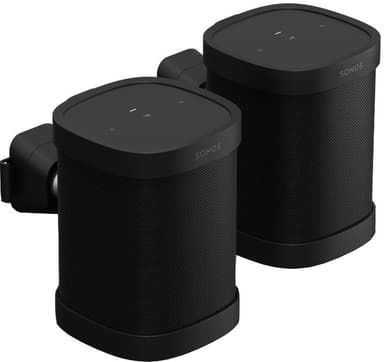 Sonos One veggfeste 2-pakk (sort)