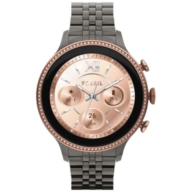 Fossil Gen 6 smartklokke (gun metal)