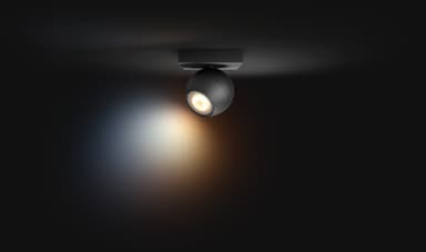 Philips Hue Buckram spotlys-forlenging 5W (sort)