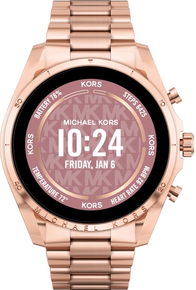 michael kors gold touch screen watch