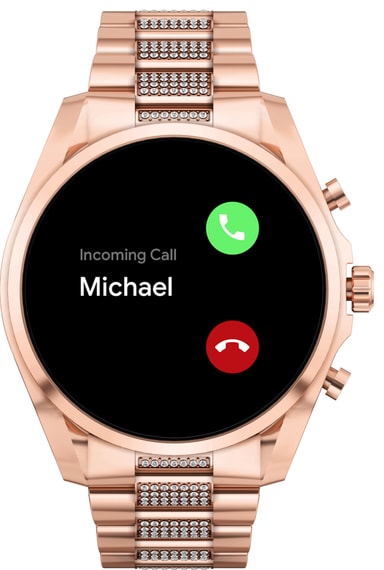 michael kors gold touch screen watch