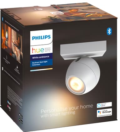Philips Hue Buckram spotlys-forlenging 5W (hvit)