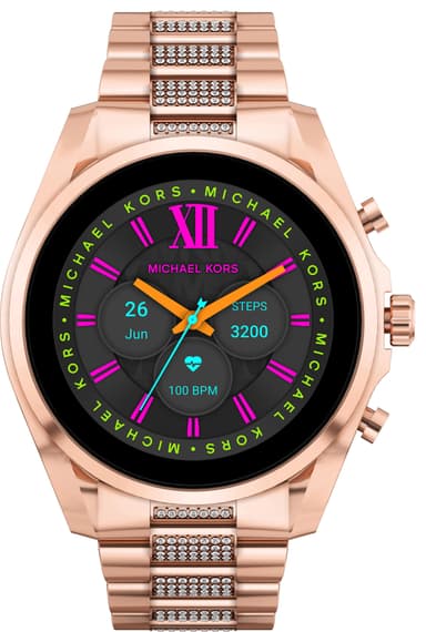 Michael Kors Gen 6 Bradshaw smartklokke 44mm(bedazzled rose gold-tone)