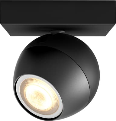 Philips Hue Buckram spotlys-forlenging 5W (sort)