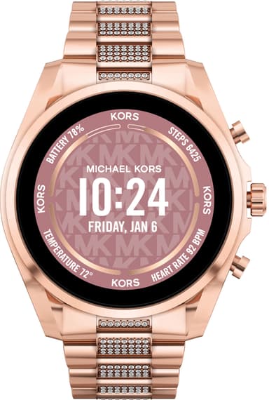Michael Kors Gen 6 Bradshaw smartklokke 44mm(bedazzled rose gold-tone)