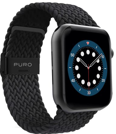 Puro Apple Watch 38-41 mm Loop klokkereim (sort)