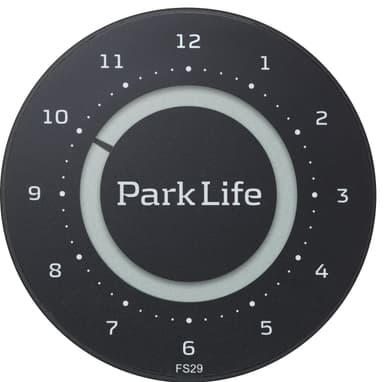 PARKONE parkeringsskive 6011 (sort)