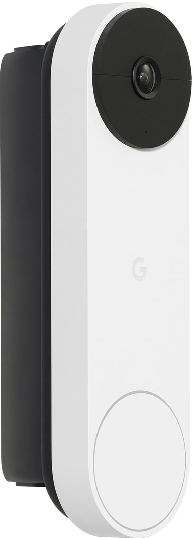 Google Nest Doorbell ringeklokke med kamera (cotton white) Elkjøp