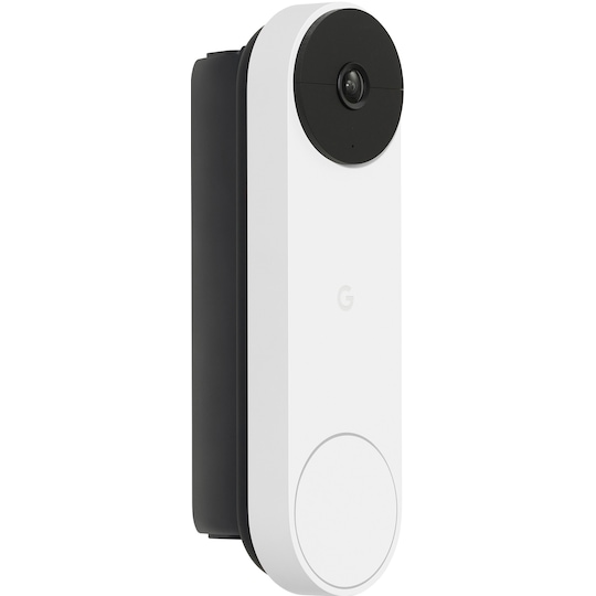 Google Nest Doorbell ringeklokke med kamera (cotton white)