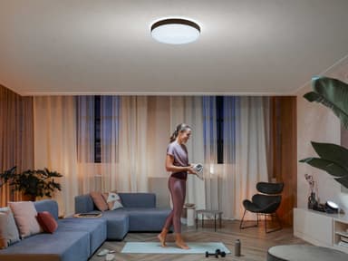 Philips Hue Enrave XL taklampe (sort)