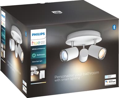 Philips Hue Adore spotlys (hvit) 3x5W