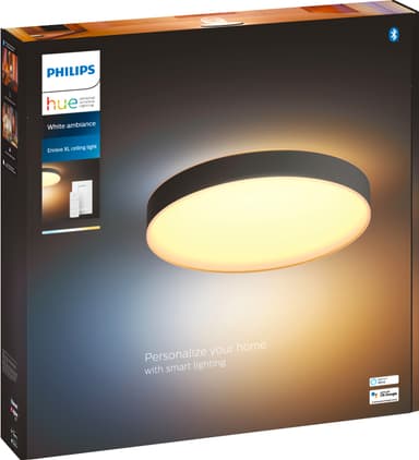 Philips Hue Enrave XL taklampe (sort)