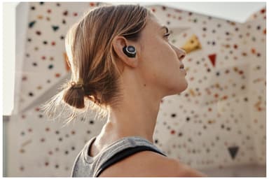 JBL Reflect Flow Pro helt trådløse in-ear hodetelefoner (sort)