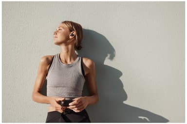 JBL Reflect Flow Pro helt trådløse in-ear hodetelefoner (sort)