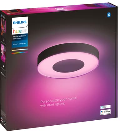 Philips Hue Infuse L taklampe (sort)