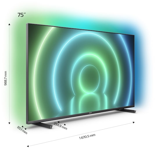 Philips 75" PUS7906 4K LED TV (2021)