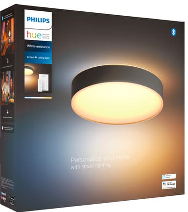 Philips Hue Enrave M taklampe (sort)