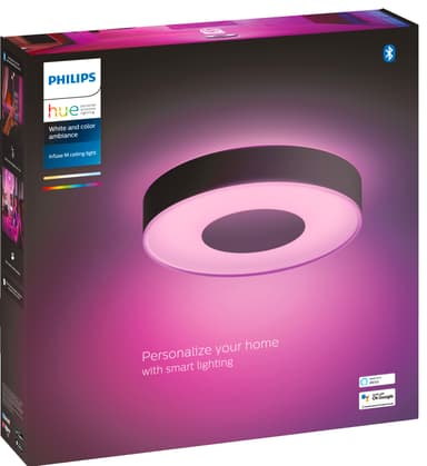 Philips Hue Infuse M taklampe (sort)