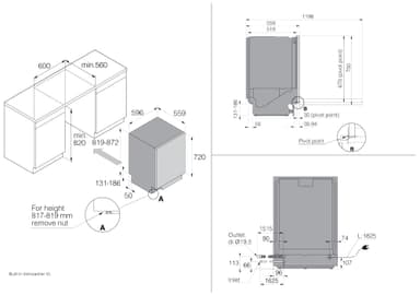 Asko oppvaskmaskin DBI8237W1