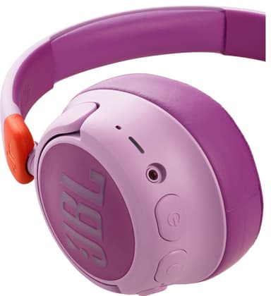 JBL Jr460NC trådløse on-ear hodetelefoner (rosa)