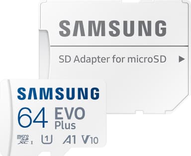 Samsung EVO Plus micro SD minnekort (64GB)