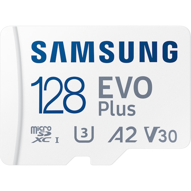 Samsung EVO Plus micro SD minnekort (128GB)