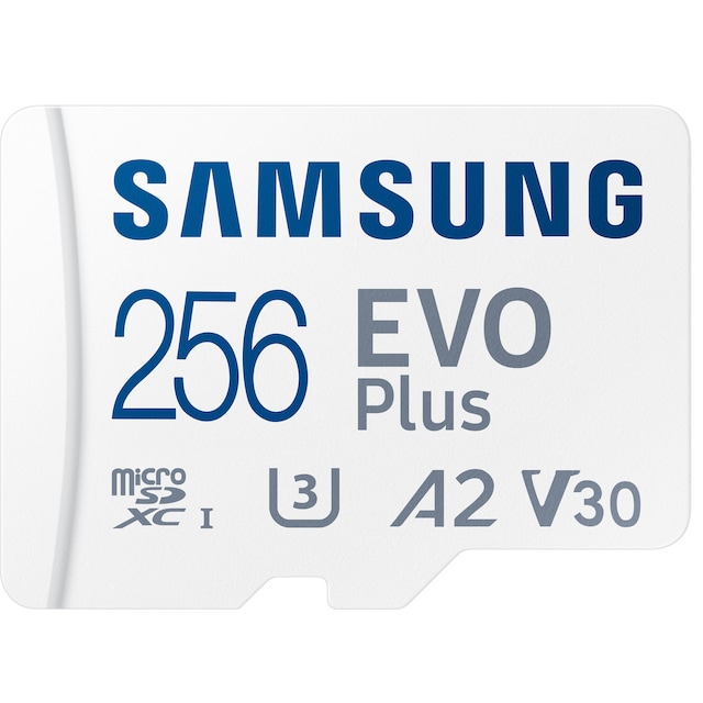 Samsung EVO Plus micro SD minnekort (256GB)